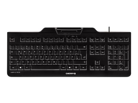Cherry KC 1000 SC - tastatur - Tysk - svart (JK-A0100DE-2)