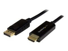 StarTech 6.5 ft / 2m DisplayPort to HDMI converter cable - 4K (DP2HDMM2MB) - adapterkabel - DisplayPort / HDMI - 2 m