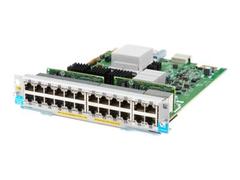 Hewlett Packard Enterprise HPE - utvidelsesmodul - Gigabit Ethernet (PoE+) x 20 + 1/2.5/5/10GBase-T (PoE+) x 4