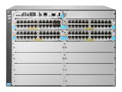Hewlett Packard Enterprise HPE Aruba 5412R 92GT PoE+ / 4SFP+ (No PSU) v3 zl2 - switch - 92 porter - Styrt - rackmonterbar