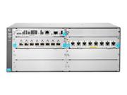 Hewlett Packard Enterprise HPE Aruba 5406R 8-port 1/ 2.5/ 5/ 10GBASE-T PoE+ / 8-port SFP+ (No PSU) v3 zl2 - switch - 16 porter - Styrt - rackmonterbar (JL002A)