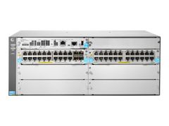 Hewlett Packard Enterprise HPE Aruba 5406R 44GT PoE+ / 4SFP+ (No PSU) v3 zl2 - switch - 44 porter - Styrt - rackmonterbar