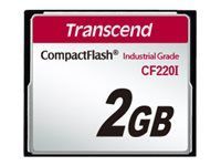 Transcend CF220I Industrial Temp - Flashminnekort - 2 GB - CompactFlash (TS2GCF220I)