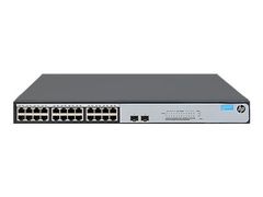 Hewlett Packard Enterprise HPE 1420-24G-2SFP+ 10G Uplink Switch - switch - 24 porter - ikke-styrt - rackmonterbar