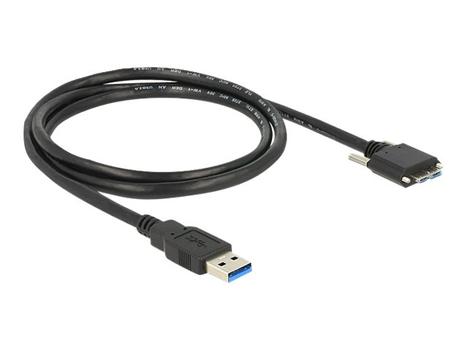 Delock USB-kabel - Micro-USB Type B til USB-type A - 1 m (83597)