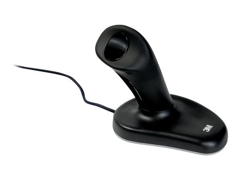 3M Ergonomic Mouse EM500GPL Large - Mus - høyrehendt - optisk - 3 knapper - kablet - PS/2, USB - svart