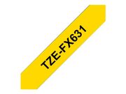 Brother TZe-FX631 - fleksibel ID-tape - 1 kassett(er) - Rull (1,2 cm x 8 m) (TZEFX631)
