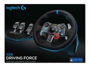 Logitech G29 Driving Force - Hjul- og pedalsett - kablet - for Sony PlayStation 3, Sony PlayStation 4 (941-000112)