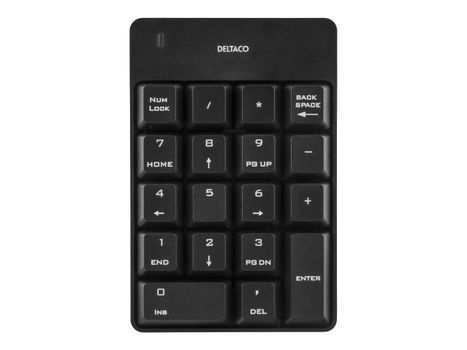 Deltaco trådløst numerisk tastatur (TB-144)