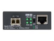 StarTech Multimode (MM) LC Fiber Media Converter for 10/ 100/ 1000 Network - 550m - Gigabit Ethernet - 850nm - with SFP Transceiver (MCM1110MMLC) - fibermedieomformer - 10Mb LAN, 100Mb LAN, 1GbE (MCM1110MMLC)