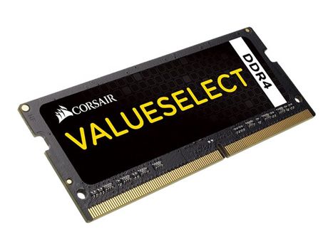 Corsair Value Select - DDR4 - 8 GB - SO DIMM 260-pin - 2133 MHz / PC4-17000 - CL15 - 1.2 V - ikke-bufret - ikke-ECC (CMSO8GX4M1A2133C15)