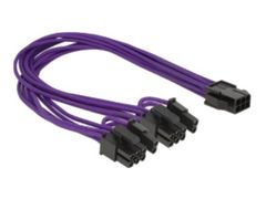 Delock strømadapter - 8-pins PCIe-strøm (6+2) til 6-pins PCIe-strøm - 30 cm