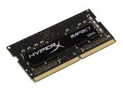 Kingston HyperX Impact - DDR4 - 8 GB: 2 x 4 GB - SO DIMM 260-pin - 2400 MHz / PC4-19200 - CL14 - 1.2 V - ikke-bufret - ikke-ECC (HX424S14IBK2/8)