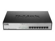 D-LINK DGS 1008MP - Switch - ikke-styrt - rackmonterbar - PoE (140 W) (DGS-1008MP)