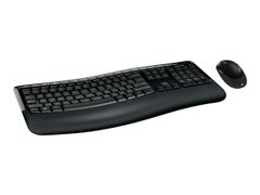 Microsoft Wireless Comfort Desktop 5050 - Tastatur- og mussett - trådløs - 2.4 GHz - Dansk/Finsk/Norsk/Svensk