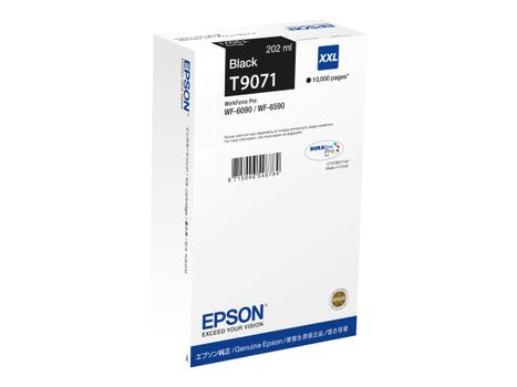 Epson T9071 - XXL-størrelse - svart - original - blekkpatron (C13T907140)