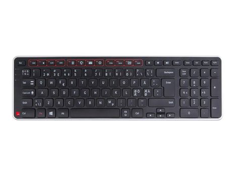 Contour Design Balance Keyboard trådløst tastatur for RollerMouse Free3, Red, Red Max, Red Plus