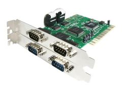 StarTech 4 port PCI RS232 Serial Adapter Card with 16550 UART - seriell adapter