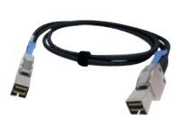 QNAP CAB-SAS05M-8644 - SAS ekstern kabel - SAS 12Gbit/s - 4 x Mini SAS HD (SFF-8644) (hann) til 4 x Mini SAS HD (SFF-8644) (hann) - 50 cm - svart