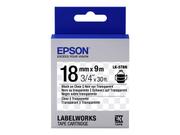 Epson LabelWorks LK-5TBN - merketape - 1 kassett(er) - Rull (1,8 cm x 9 m) (C53S655008)