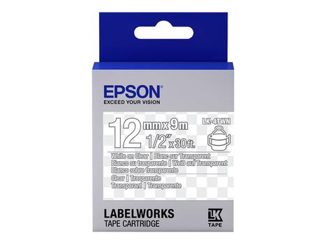 Epson LabelWorks LK-4TWN - merketape - 1 kassett(er) - Rull (1,2 cm x 2,9 m) (C53S654013)
