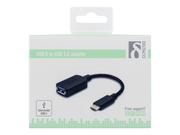 Deltaco USBC-1204 - USB type C-adapter - USB-type A til USB-C - 15 cm (USBC-1204)