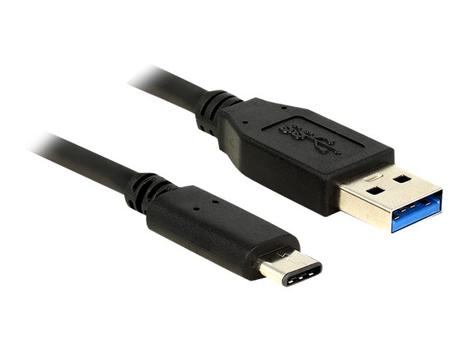 Delock USB type C-kabel - 24 pin USB-C til USB-type A - 50 cm (83869)