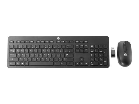 HP Business Slim - tastatur- og mussett - Pan Nordic (2MY27AA#UUW)