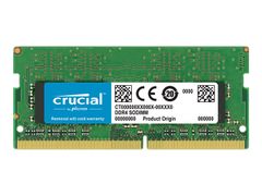Crucial 16GB DDR4 2400MHz SODIMM CL17 260-pin, PC4-19200, 1.2 V, ikke-bufret, ikke-ECC