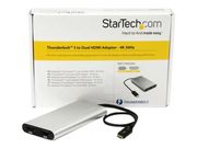 StarTech Thunderbolt 3 to Dual HDMI Display Adapter - 4K 30Hz - Certified TB3 to HDMI Monitor Adapter - Compatible w/ Windows Only (TB32HD2) - Ekstern videoadapter - Thunderbolt 3 - HDMI (TB32HD2)