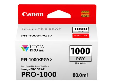 Canon PFI-1000 PGY - fotogrå - original - blekkbeholder (0553C001)