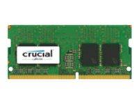 Crucial DDR4 - 8 GB - SO DIMM 260-pin - 2400 MHz / PC4-19200 - CL17 - 1.2 V - ikke-bufret - ikke-ECC (CT8G4SFS824A)