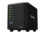Synology Disk Station DS416slim - NAS-server - 4 brønner - SATA 6Gb/s - RAID 0, 1, 5, 6, 10, JBOD - RAM 512 MB - Gigabit Ethernet - iSCSI (DS416SLIM)