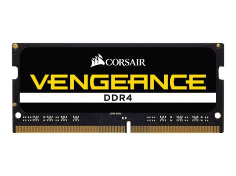 Corsair Vengeance - DDR4 - 8 GB - SO DIMM 260-pin - 2400 MHz / PC4-19200 - CL16 - 1.2 V - ikke-bufret - ikke-ECC (CMSX8GX4M1A2400C16)
