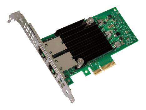 Intel Ethernet Converged Network Adapter X550-T2 - nettverksadapter - PCIe 3.0 - 10Gb Ethernet x 2 (X550T2)
