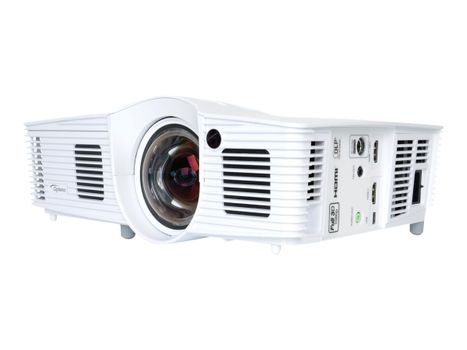 Optoma GT1080e - DLP-projektor - kortkast - portabel - 3D (95.8ZF01GC2E)