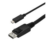 StarTech USB C to DisplayPort Cable - 3.3ft / 1m - Display Cable for USB Type C MacBook and DP Monitor - 4K 60Hz Video (CDP2DPMM1MB) - Ekstern videoadapter - STM32F072CBU6 - USB-C - DisplayPort - svart (CDP2DPMM1MB)