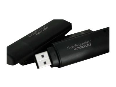 Kingston DataTraveler 4000 G2 Management Ready - USB-flashstasjon - 64 GB - TAA-samsvar (DT4000G2DM/64GB)