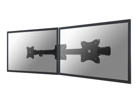 Neomounts by Newstar NEOMOUNTS FPMA-CB100BLACK Dual Monitor Adapter 10-27inch Twin Screen Mounting Rail 18kg VESA 75x75/ 100x100mm black (FPMA-CB100BLACK)