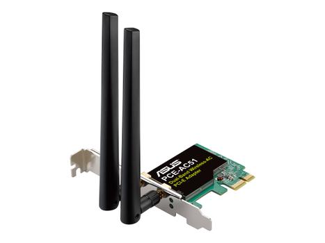 ASUS PCE-AC51 - Nettverksadapter - PCIe lav profil - 802.11ac (PCE-AC51)