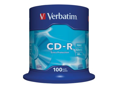 Verbatim CD-R x 100 - 700 MB - lagringsmedier (43411)