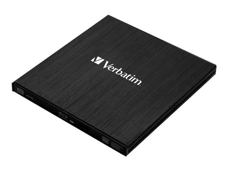 Verbatim Slimline - Platestasjon - BDXL Writer - 6x - SuperSpeed USB 3.0 - ekstern (43890)