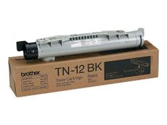 Brother TN12BK - svart - original - tonerpatron