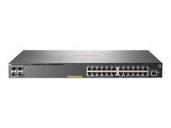 Hewlett Packard Enterprise HPE Aruba 2930F 24G PoE+ 4SFP+ TAA - switch - 24 porter - Styrt - rackmonterbar - TAA-samsvar