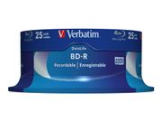 Verbatim DataLife - BD-R x 25 - 25 GB - lagringsmedier (43837)