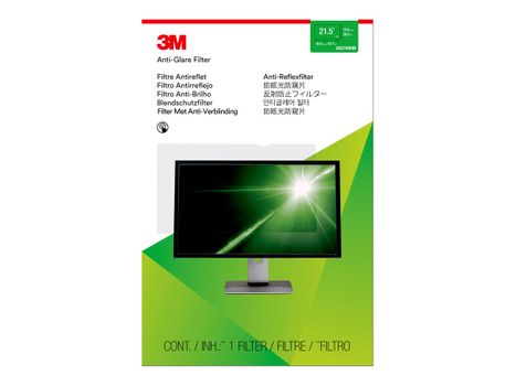3M Anti-Glare-filter for 21.5" Monitors 16:9 - antirefleksfilter for skjerm - 21,5" bredde (AG215W9B)