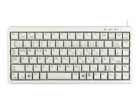 Cherry Compact-Keyboard G84-4100 - tastatur - Storbritannia - lysegrå (G84-4100LCMGB-0)
