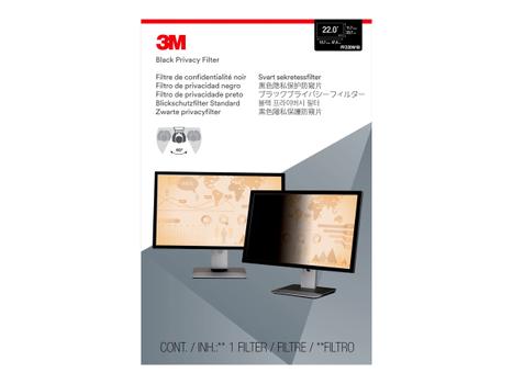 3M personvernfilter for 22" Monitors 16:10 - personvernfilter for skjerm - 22" bredde (PF220W1B)