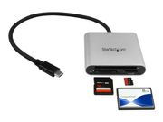 StarTech USB 3.0 Flash Memory Multi-Card Reader and Writer with USB-C - Kortleser (CF I, CF II, MMC, SD, microSD, SDHC, microSDHC,  SDXC, microSDXC) - USB 3.0 (FCREADU3C)