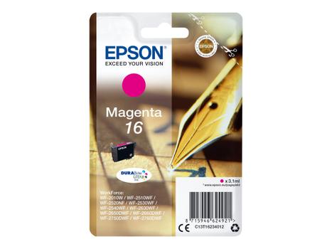 Epson 16 - magenta - original - blekkpatron (C13T16234012)